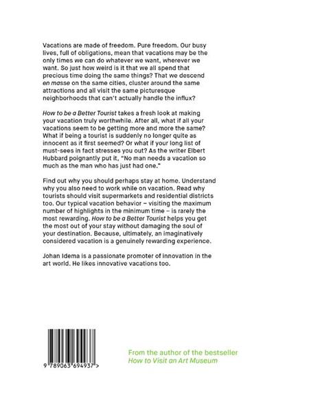 Grote foto how to be a better tourist boeken overige boeken