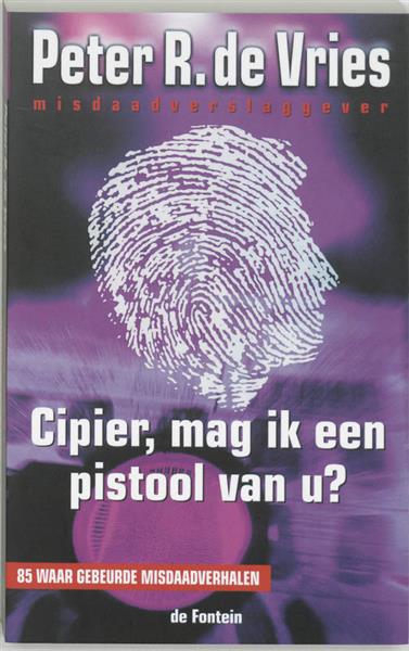 Grote foto cipier mag ik een pistool van u boeken thrillers