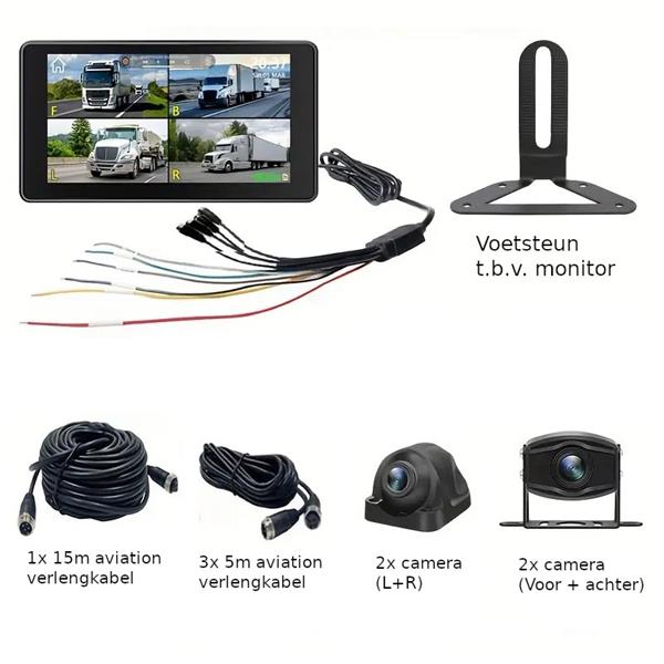 Grote foto ahd camperkit touchscreen 4 camera sd kaart slot mbs42 1 audio tv en foto videobewakingsapparatuur