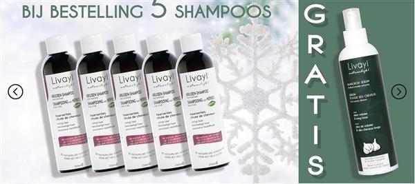Grote foto livayi 5 x 250ml knoflook shampoo classic knoflook serum 250ml gratis kleding dames sieraden