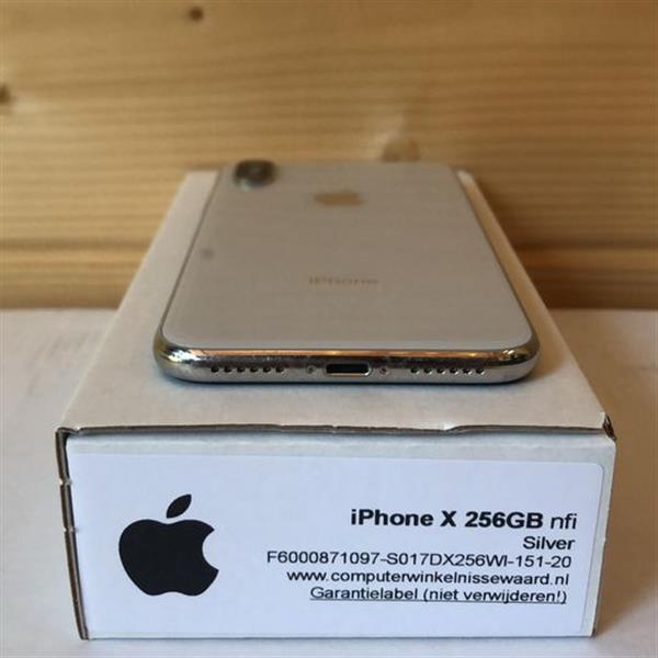 Grote foto magazijn opruiming apple iphone 10 x 256gb zilver model 2017 garantie op op telecommunicatie apple iphone