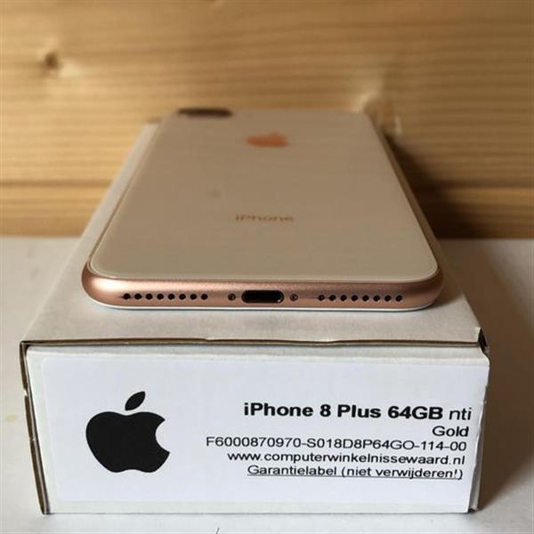 Grote foto apple iphone 8 plus 64gb goud garantie telecommunicatie apple iphone