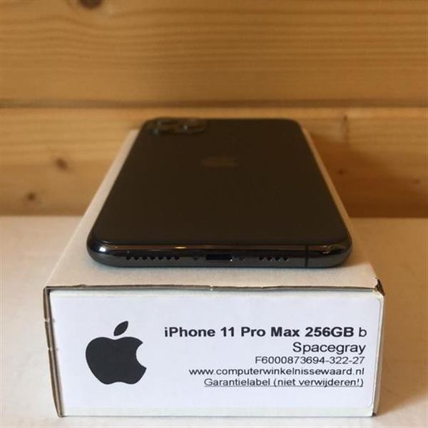 Grote foto apple iphone 11 pro max 256gb zwart 6.5 garantie telecommunicatie apple iphone
