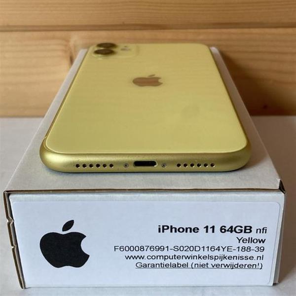 Grote foto apple iphone 11 64gb geel garantie telecommunicatie apple iphone