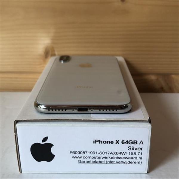 Grote foto magazijn opruiming apple iphone x 10 64gb zilver model 2017 garantie op op telecommunicatie apple iphone