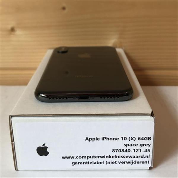 Grote foto apple iphone 10 x 64gb nieuwe accu 100 zwart garantie telecommunicatie apple iphone