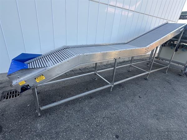 Grote foto sorma f12 126 afweegmachine met rollenbaan elevator agrarisch tuinbouw