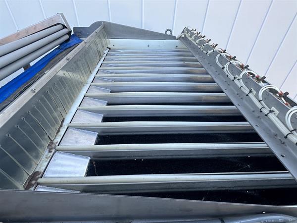 Grote foto sorma f12 126 afweegmachine met rollenbaan elevator agrarisch tuinbouw