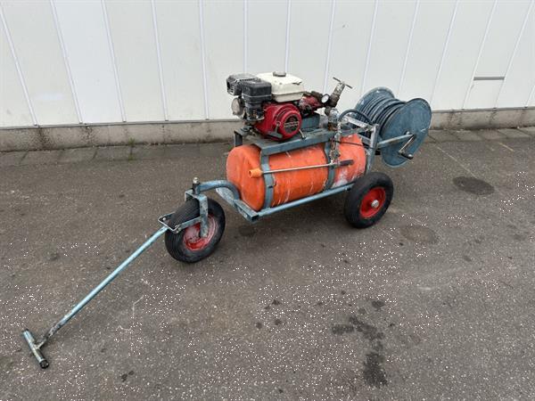 Grote foto empas spuitwagen 100 liter met honda motor agrarisch onkruidbestrijding