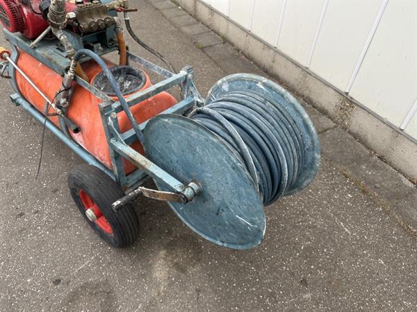 Grote foto empas spuitwagen 100 liter met honda motor agrarisch onkruidbestrijding