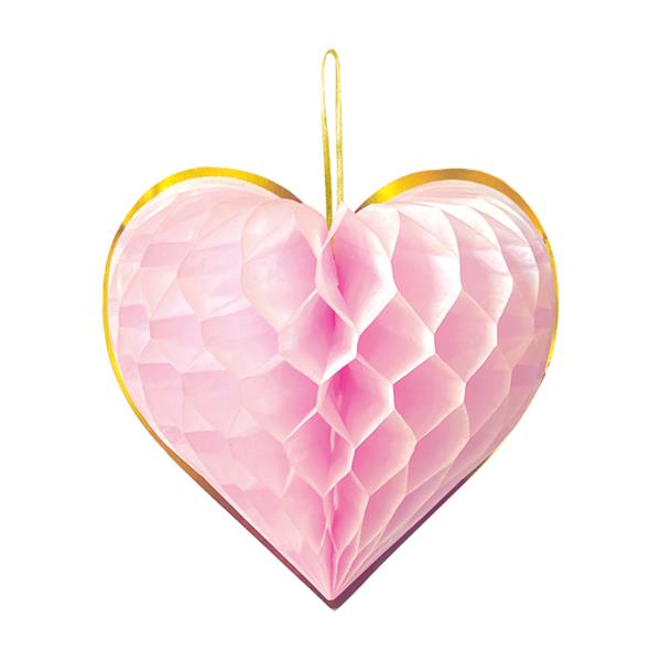 Grote foto 4 honeycombs paper astd 23cm watercolors hearts verzamelen overige verzamelingen