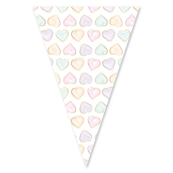 Grote foto bunting paper 6m 20x30cm watercolors hearts verzamelen overige verzamelingen