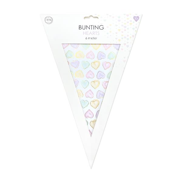 Grote foto bunting paper 6m 20x30cm watercolors hearts verzamelen overige verzamelingen