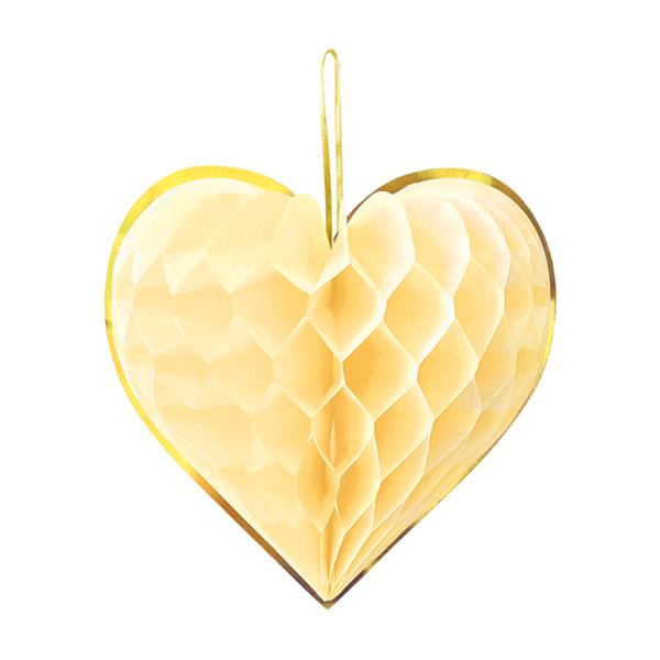 Grote foto 4 honeycombs paper astd 23cm watercolors hearts verzamelen overige verzamelingen