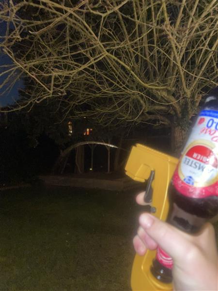 Grote foto bierbazooka hobby en vrije tijd feestartikelen