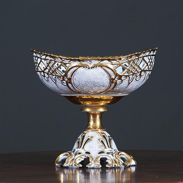 Grote foto groot tafel stuk of piece de milieu wit porselein met goud begin 19e eeuw no.270160 antiek en kunst stoelen en banken