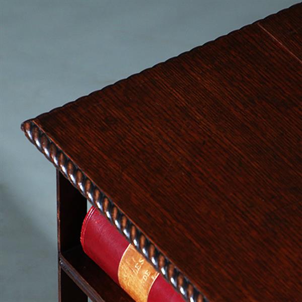 Grote foto boekenmolen of revolving bookcase ca 1900 engeland eikenhout no.271710 antiek en kunst stoelen en banken