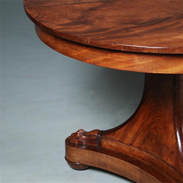 Grote foto vroeg biedermeier bijzettafel of kleine eetkamertafel mahonie ca 1820 no.272705 antiek en kunst stoelen en banken