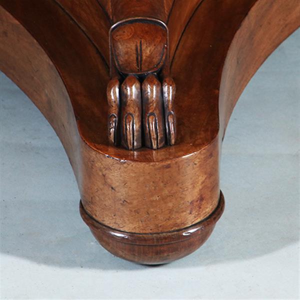 Grote foto vroeg biedermeier bijzettafel of kleine eetkamertafel mahonie ca 1820 no.272705 antiek en kunst stoelen en banken