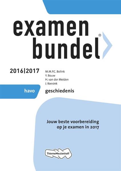 Grote foto examenbundel havo geschiedenis 2016 2017 boeken overige boeken