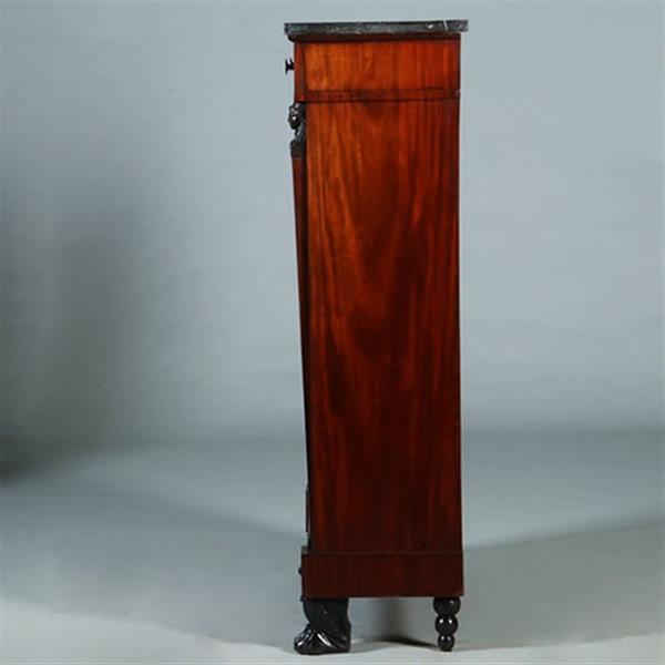 Grote foto empire secretaire abattant of klep secretaire mahonie 1825 no.701116 antiek en kunst overige in antiek gebruiksvoorwerpen