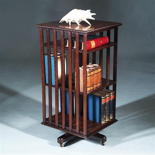 Grote foto boekenmolen of revolving bookcase ca 1900 engeland eikenhout no.271710 antiek en kunst stoelen en banken