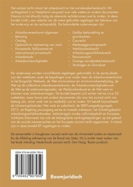 Grote foto wetgeving sociaal recht 2020 2021 boom juridische wettenbundels boeken wetenschap