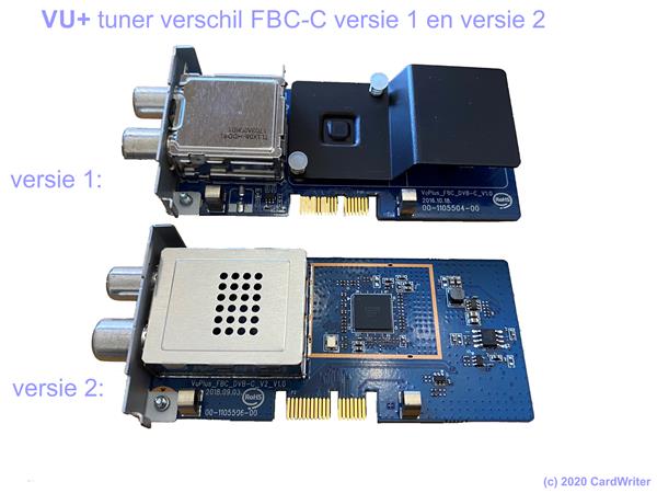 Grote foto vu fbc dvb c tuner versie 2 telecommunicatie zenders en ontvangers