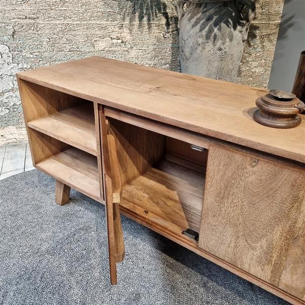 Grote foto tv meubel bibi mangohout 120x60x40 cm huis en inrichting eettafels