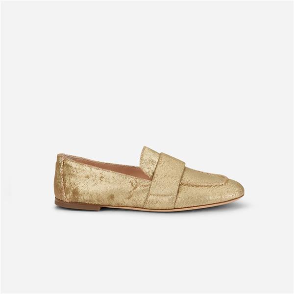 Grote foto agl goud rose mocassin maat 39 kleding dames schoenen