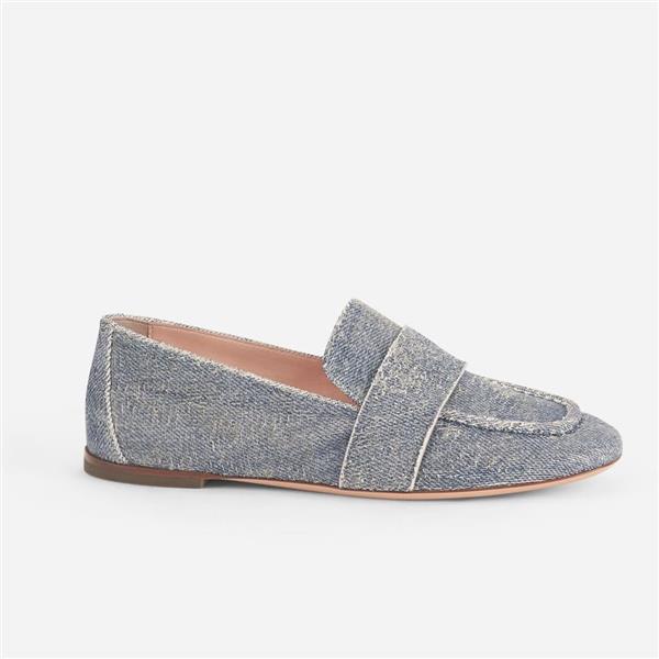 Grote foto agl denim mocassin maat 40 kleding dames schoenen