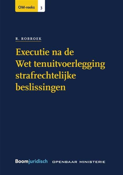 Grote foto executie na de wet tenuitvoerlegging strafrechtelijke beslissingen om reeks 3 boeken wetenschap