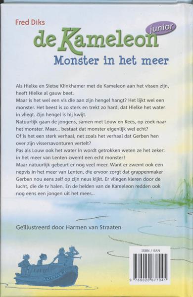 Grote foto monster in het meer kameleon junior boeken jeugd 13 jaar en ouder