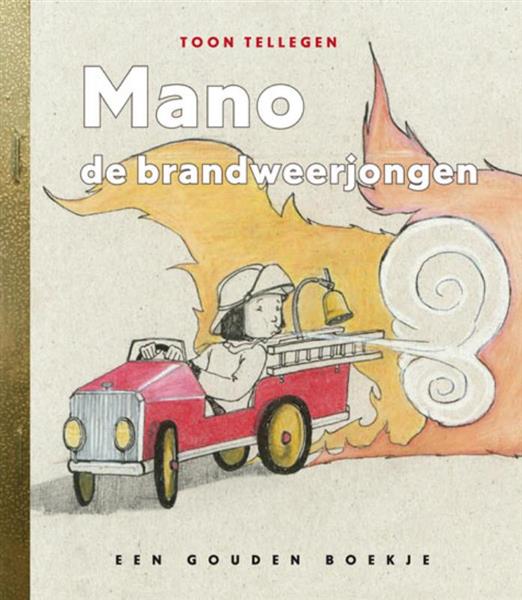 Grote foto mano de brandweerjongen gouden boekjes boeken jeugd 13 jaar en ouder