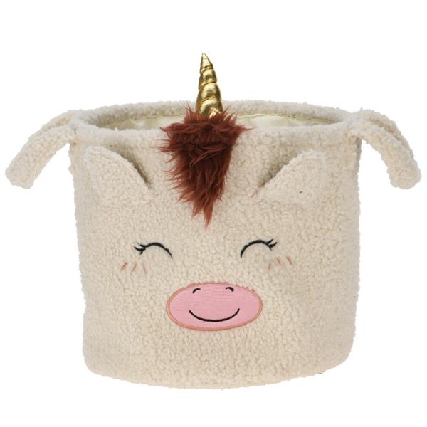 Grote foto eenhoorn mand wit huis en inrichting schalen en manden