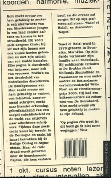 Grote foto man zoekt vrouw om hem gelukkig te maken boeken overige boeken