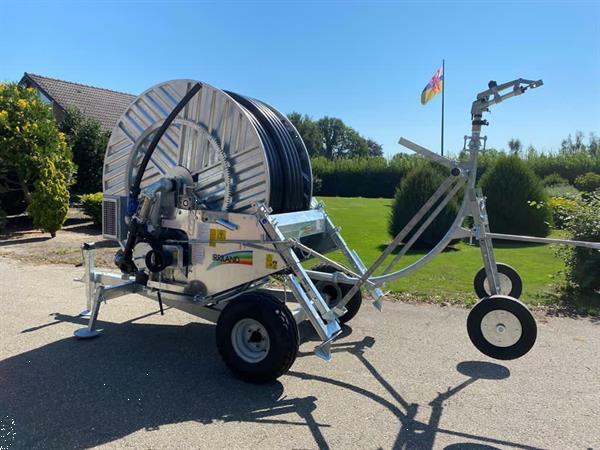 Grote foto irriland beregeningshaspel 75 250 agrarisch beregeningapparatuur