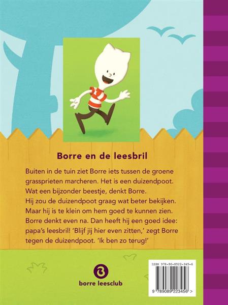 Grote foto borre en de leesbril borre leesclub boeken jeugd 13 jaar en ouder