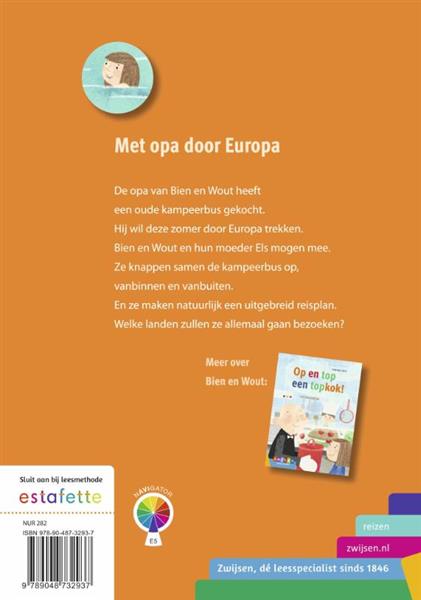 Grote foto met opa door europa leesseries estafette boeken jeugd 13 jaar en ouder