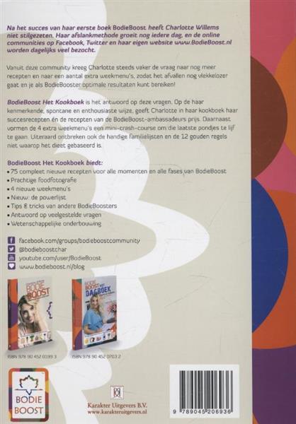 Grote foto het kookboek bodieboost 2 boeken kookboeken