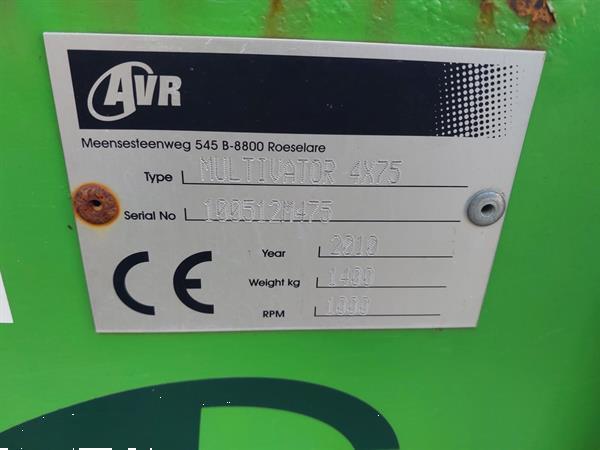 Grote foto avr multivator 4x75 frontfrees agrarisch akkerbouw