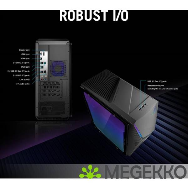 Grote foto asus rog strix g13chr 71470f187w core i7 rtx 4060 ti gaming desktop computers en software overige computers en software