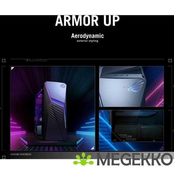 Grote foto asus rog strix g13chr 71470f187w core i7 rtx 4060 ti gaming desktop computers en software overige computers en software