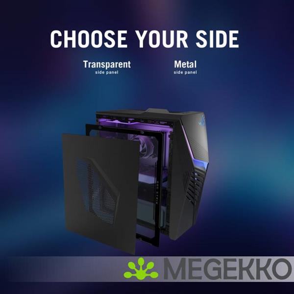 Grote foto asus rog strix g13chr 71470f187w core i7 rtx 4060 ti gaming desktop computers en software overige computers en software