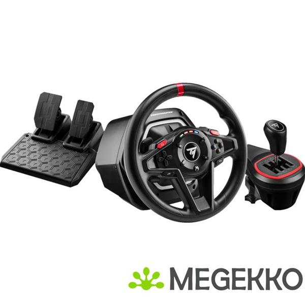 Grote foto thrustmaster t128 shifter pack zwart usb stuurwiel pedalen analoog pc xbox computers en software overige computers en software