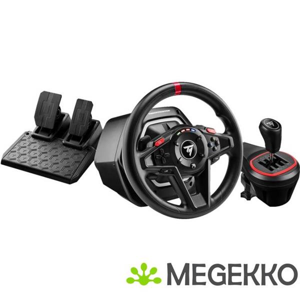 Grote foto thrustmaster t128 shifter pack zwart usb stuurwiel pedalen analoog pc xbox computers en software overige computers en software