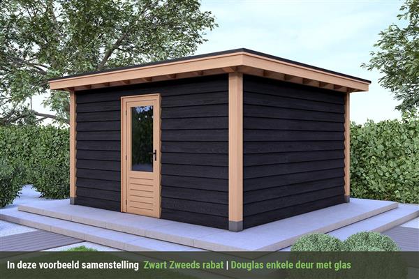 Grote foto overkapping royal serie 5 douglas 360 x 310 cm tuin en terras tuinhuisjes en blokhutten