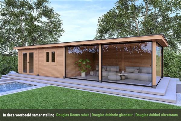 Grote foto overkapping royal serie 5 douglas 1400 x 310 cm tuin en terras tuinhuisjes en blokhutten