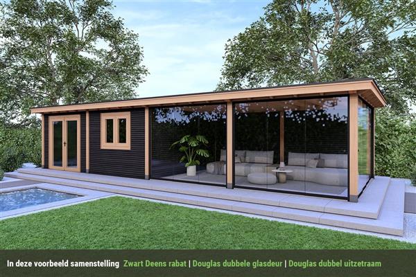 Grote foto overkapping royal serie 5 douglas 1200 x 310 cm tuin en terras tuinhuisjes en blokhutten