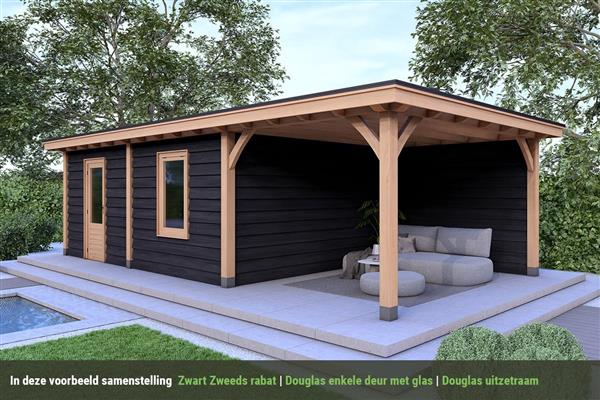 Grote foto overkapping royal serie 5 douglas 750 x 310 cm tuin en terras tuinhuisjes en blokhutten